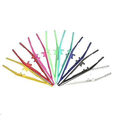 24 Pcs Disposable Plastic Tweezers - First Aid Forceps