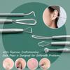 Blackhead Remover Tools, 16 PCS Pimple Popper Tool Kit, Acne Blackhead Tools for Blemish, 410 Premium Professional Stainless Acne Pimple Extractor Tool with Metal Box view 2