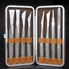 8PCS exfoliating Knife Pedicure Tool, Pedicure Nail Set, Professional Nail Knife Tool, Decorative Foot Cover Care Tool, Foot File Pedicure Set, with Storage Box, Foot File Foot Care, Salon Set view 1