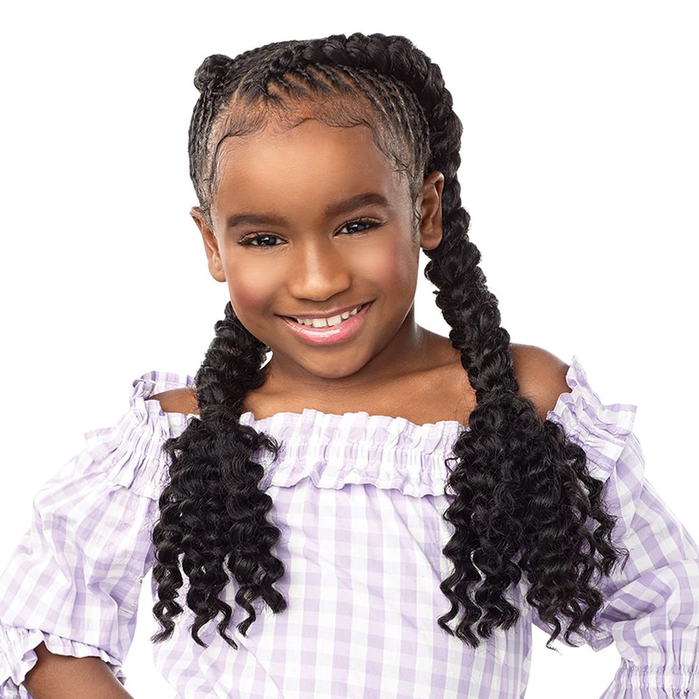 Sensationnel Crochet Braids Lulu Mini Fully Folded 2X Bohemian 10" (1-pack, T1B/BG)
