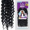 Sensationnel Crochet Braids Lulu Mini Fully Folded 2X Bohemian 10" (1-pack, T1B/BG) view 3