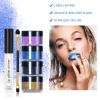 LOKFAR 4 Colors Glitter Lip Kit - Shiny Diamond and Metallic Glitter Lipstick Gloss Pigment Powder, Waterproof & Long Lasting Shimmer Lip Makeup Set for Women (Set B Cool Color) view 3