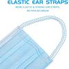 1000 PCS Blue Disposable Face Masks Medical Grade ASTM Level 2,High Filtration Ventilation Security Mouth Cover,3-Layer(1-Ply Melt-Blown,2-Ply Non-Woven) for Adults view 3