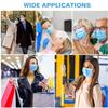 1000 PCS Blue Disposable Face Masks Medical Grade ASTM Level 2,High Filtration Ventilation Security Mouth Cover,3-Layer(1-Ply Melt-Blown,2-Ply Non-Woven) for Adults view 4