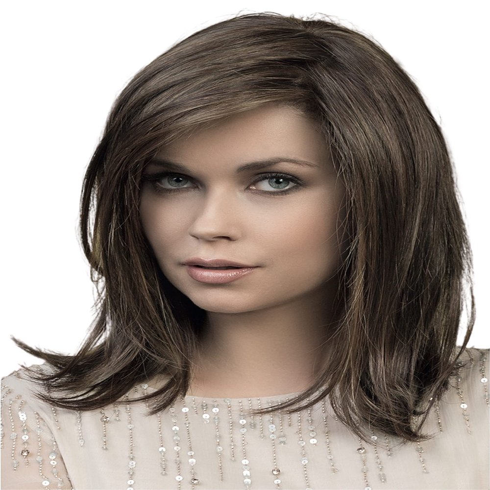 Bundle 5 Itesm: EFFECT Lace Front 100% Hand-Tied Heat Friendly Synthetic Topper, 4oz Luxury Shampoo & Conditioner, Comb, and 19 Page Guide (Pearl Blonde Rooted)