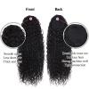 Meepo 30 Inch Curly Ponytail Extensions Synthetic Deep Wave Drawstring Ponytail For Black Women Human Hair Feeling With Clip In Thick Ponytail Hair Natural Brown Hairpiece(2,160g) (30" cw, 2) view 2