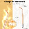 High Frequency Bend Glass Tube Replacement for TUMAKOU High Frequency Facial Wand - Orange Accessory (Bend Tube) view 2