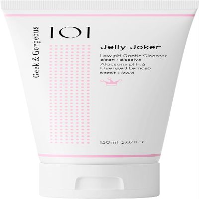 Geek & Gorgeous  Jelly Joker  Gentle Gel Cleanser and Makeup Remover  Non-Foaming, Low pH, Hydrating Formula  Suitable for All Skin Types, Including Sensitive  5.07 oz