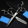 Hair Cutting Scissors, Professional japan 440c 9cr13 6 inch dragon hair scissors cutting barber haircut thinning shears hairdressing scissors set BY ZZYY (Color : Set) view 2