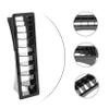 Beaupretty Rectangular Plastic Guide Comb Organizer 2Pcs Universal 10 Grid Base Electric Hair Clipper Comb Storage Organizer Guide Comb Storage Case Container Box for Barbershop view 3
