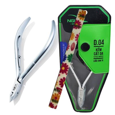 Nghia Professional Stainless Steel Cuticle Nipper C-05 (D-04) Jaw 16 Osimihome Cuticle Cutter Trimmer Manicure Tools with 1 Spring Perfect Nail Care Tool at Home/Spa/Saloon