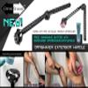 OmniShaver Extender Handle - Full Body Shaver for Men & Women with 20" Extension Holder - Adjustable & Foldable, Includes Detachable Lotion Applicator for Back, Legs, Arms, Articulating Head - Black view 2