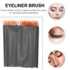 100pcs disposable eyeliner brush pro tools makeup disposable applicators eye shadow applicator eyeliner brushes fine point lip liner brush Makeup Brush Applicator Makeup Brushes view 3
