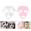 Beaupretty 4pcs Silicone Earhook Face Mask Cover for Women Non-Skid Moisturizing Mask Film for Spa and Skincare Applications view 3