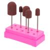 Beaupretty 5 Size Manicure Beanie Hat Set Sanding Bands for Nail Nail Art Sanding Caps Pedicure Kits Sand Head Polished Heads Display Box view 1