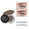 Eyebrow Pomade,Gel Professional Makeup Eyebrow Color,Matte Waterproof Brow Pomade For Long-Lasting Results,Vegan, Cruelty-Free Eyebrow Color that Fills and Shapes Brows(5#Dark Brown) view 2