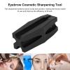 Eyebrow Pencil Sharpener - Duckbill Shape Eyebrow Cosmetic Tool for Makeup Shaping, for Beginners & Professionals (Black) view 3