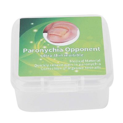2pcs Silicone Ingrown Toenail Correcting Tool, Pain Relief Paronychia Treatment Corrector Professional Paronychia Corrector Physical Treatment Recover