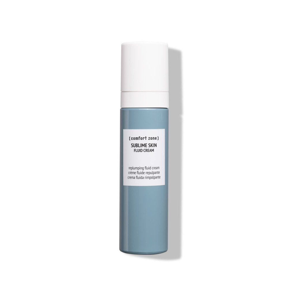 [ comfort zone ] Sublime Skin Fluid Cream, Firming Moisturizer, Hydrates, Plumps, Brightens, Anti-Aging, Natural Ingredients, Achillea Millefolium, Normal & Combination Skin, 2.03 Fl Oz