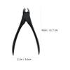 FOMIYES 1pc Nail Trimmer Scissors for Manicure and Pedicure Non-Slip Handle Sharp Blades Versatile for Toenails and Fingernails Nail Care Tool for Home Use view 3