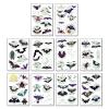 NC 1pc Halloween Tattoo Stickers Luminous Temporary Waterproof Bat Stickers for Face Arm Funny Atmosphere Halloween Tattoo Sticker view 4