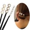 3PCS Lazy Flower Hairpins Anti-slip Pearls Pins Hair Clips Elegant Meatball Head Vintage Wedding Headdress Hair Accessories view 1