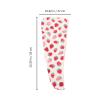 Healifty Hair Towel Wrap Coral Fleece Hair Drying Towels Cute Strawberry Absorbent Bath Hat Girl Shower Hat Quick Dry Cap Hair Wrap for Bathing view 2