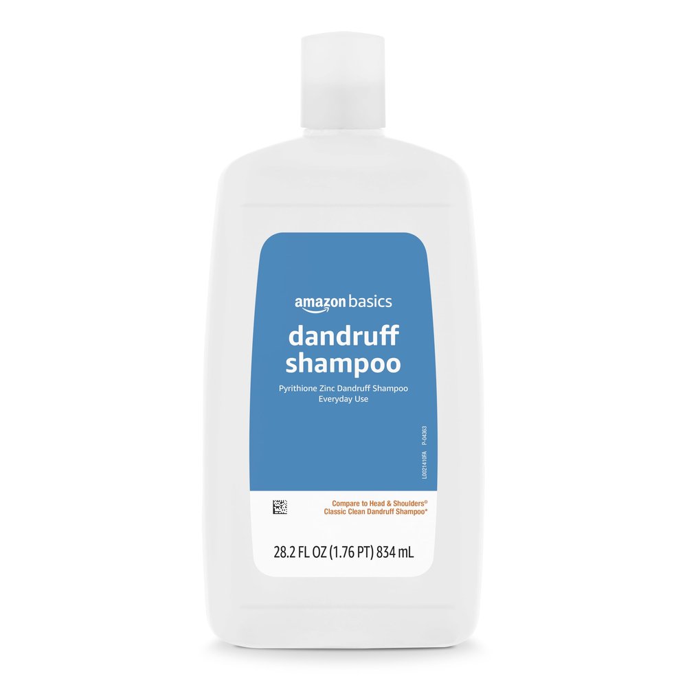 Amazon Basics Dandruff Shampoo for Normal to Oily Hair, 28.2 Fluid Ounces, 1 Pack