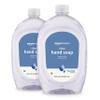 Amazon Basics Gentle & Mild Clear Liquid Hand Soap Refill, Triclosan-Free, 50 Fl Oz (Pack of 2) (Previously Solimo) view 1