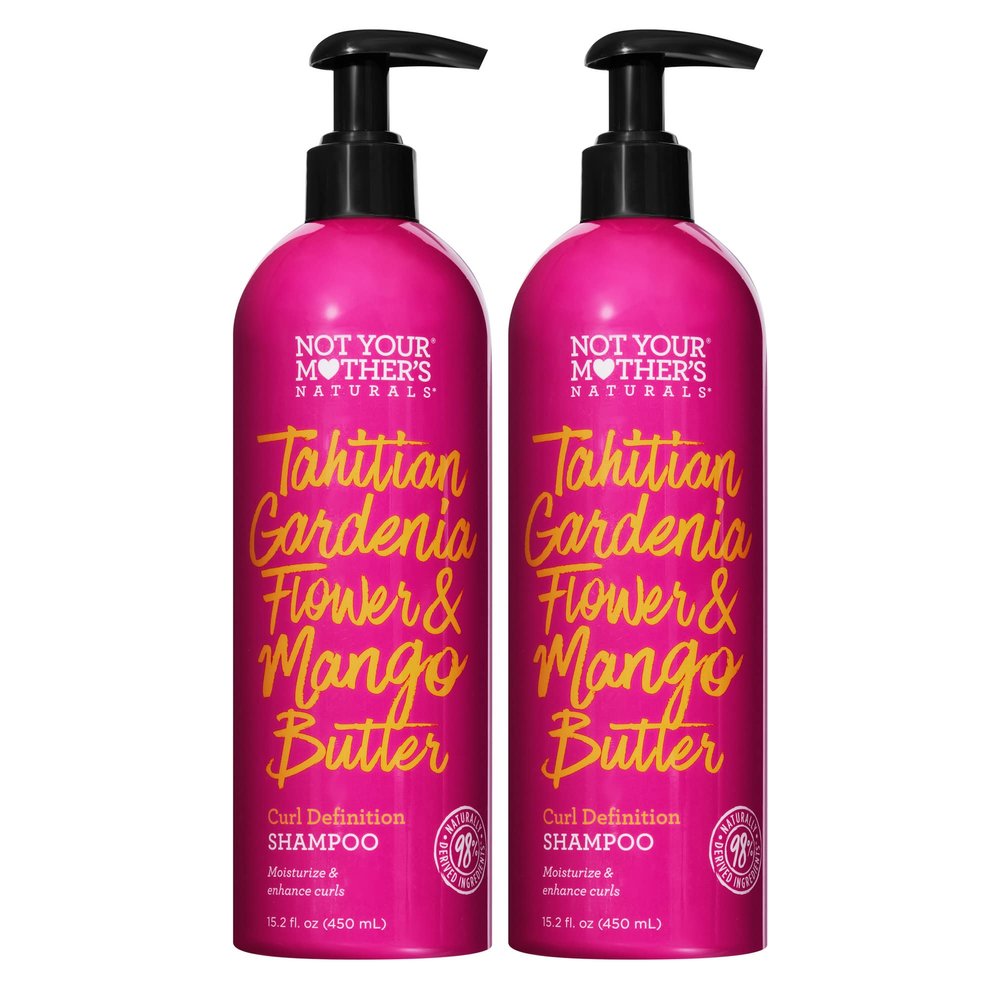 Not Your Mother's Naturals Curl Definition Set - Tahitian Gardenia Flower & Mango Butter - Moisturize and Enhance Curls (Shampoo, 2-Pack)