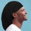 4 Pieces Unisex Dreadlock Cap Long Hair Dreads Head Wrap Sleeping Cap Hair Accessories Sleep Bonnet for Men Women (Black) view 3