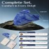 Rena Chris Gua Sha Facial Tools: Natural Blue Aventurine Guasha Tool for Face Acupuncture Therapy, Facial Massager for Jawline Sculpting and Puffiness Reducing (Blue) view 2