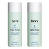 hers triple threat hydrating conditioner for damaged hair, leaves hair looking shiny and strong, color sage formula with an amino acid blend, argan, coconut, sunflower seed oil, 2 pack, 6.4oz view 1