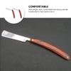 HEALLILY Men S Straight Razor Set 2 Pcs Vintage Folding Manual Shaving Razor with Colored Wood Handle for Precise Beard Grooming and Facial Hair Removal view 3