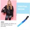 BESPORTBLE 1pc Colorful Ponytail Helmet Decor Fashionable Dreadlocks Attachment Unique Helmet Ponytail for Creative Installation for and Cyclists view 3