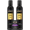 TRESemm Shaping Mousse, Extra Hold 2-Pack Moisturizing Hair Mousse for Sculpting, 24H Frizz Control + Keratin Mask view 1