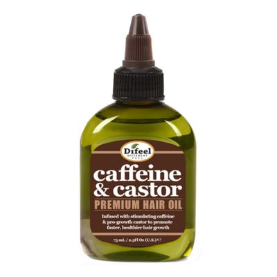 Difeel Caffeine & Castor Premium Hair Oil for Faster Hair Growth 2.5 oz.