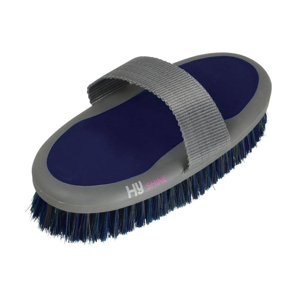HySHINE Active Groom Body Brush (One Size) (Midnight Navy)