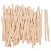 Karlash Small Wax Sticks Wood Spatulas Applicator for Body Hair Eyebrow Lip Nose Removal Slanted/Round view 1