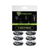 GB Eyeblack - 12 Pairs Peel & Stick Athletic Eyeblack Football Glare Blockers Colored Camo Eye Black Strips (Night Camo) view 1