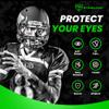 GB Eyeblack - 12 Pairs Peel & Stick Athletic Eyeblack Football Glare Blockers Colored Camo Eye Black Strips (Night Camo) view 2