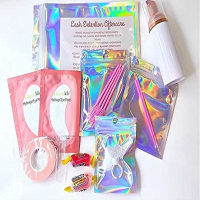 Lash Extention Kit Easy Individual Client Pack beginner advanced lash tech (5 Piece)