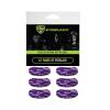 GB Eyeblack - 12 Pairs Peel & Stick Athletic Eyeblack Glare Blockers Colored Camo Purple Eye Black Strips (Purple Camo) view 1