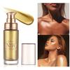 MAEPEOR Body Luminizer 6 Colors Waterproof Smooth Shimmer Face Body Glow Illuminator Non-sticky Liquid Body Highlight Illuminator (30 ML, 02 Metallic Gold) view 4