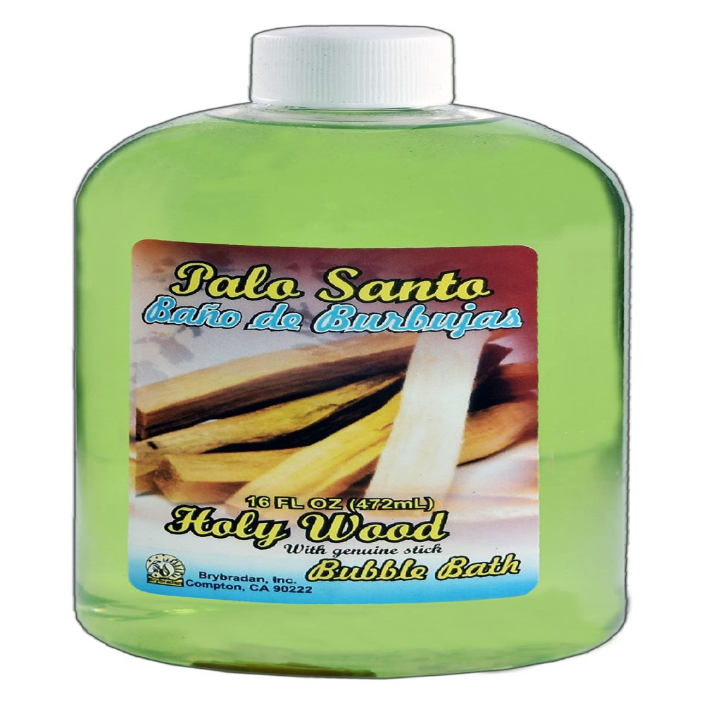 1 PC HOLY Wood- Bubble Bath - PALO Santo BANO DE BURBUJAS 16 OZ - Spiritual Magick