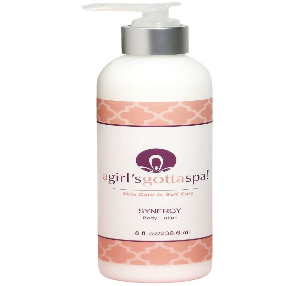 A Girl's Gotta Spa! Lavender Shea and Cocoa Butter Body Lotion for Dry Skin, Body Milk for Women, 8 Fl Oz