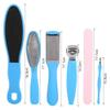 8 Pieces Double Sided Pedicure Foot File Foot Scraper, Exfoliator Remover Dead Skin Hard Skin Calluses Foot Scrubber Reusable Foot Care Pedicure Tool for Wet and Dry Cracked Feet view 4