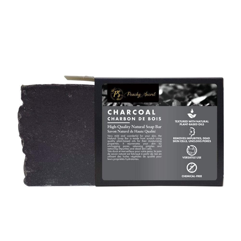 Peachy Secret All Natural Soap - Charcoal