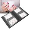 Decal Collection Album, Nail Sticker Storage Book Reusable Portable for Family Photo for Nail Shop(Black) view 2