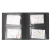 Decal Collection Album, Nail Sticker Storage Book Reusable Portable for Family Photo for Nail Shop(Black) view 3